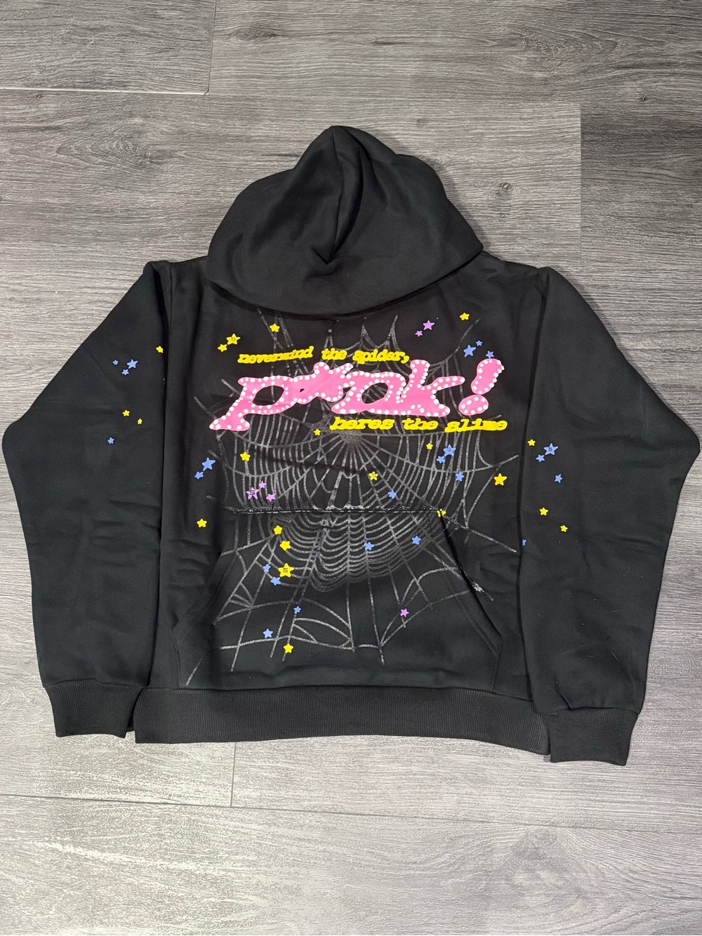 SP5DER Pink Hoodie